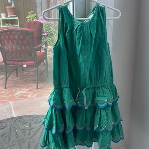 MiniBoden Green, Pink, Blue & Yellow Dress